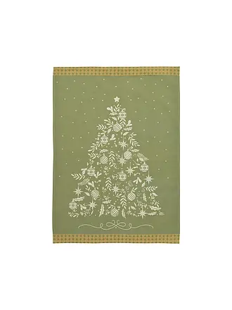 SANDER | Weihnachts Geschirrtuch 50x70cm CHEF TREE Olive | 